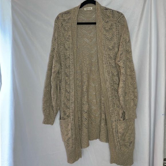 MARGEAUX & ELLIE LONG CARDIGAN (OS) - Picture 1 of 5